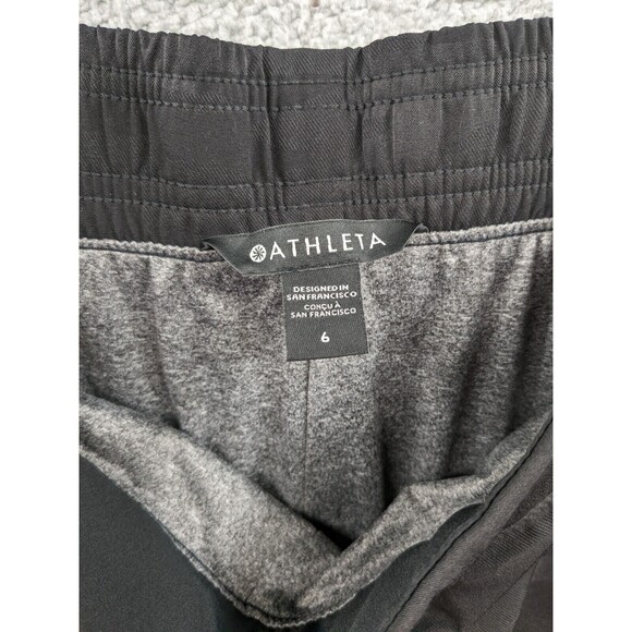Athleta Brooklyn Lined Camo Joggers in Black Lux Camo Size 6 Style #985549 - Picture 6 of 14